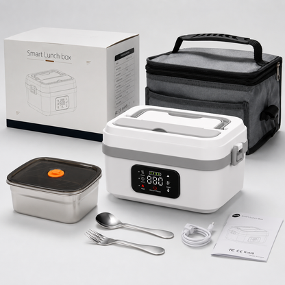 Portable Insulated Heated Lunch Box