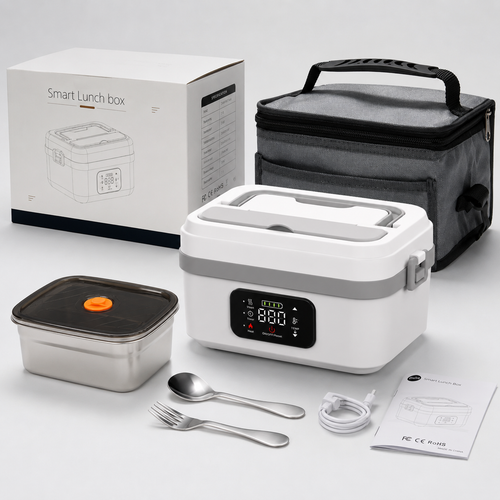 Portable Insulated Heated Lunch Box