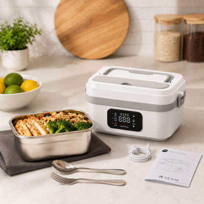 Portable Insulated Heated Lunch Box
